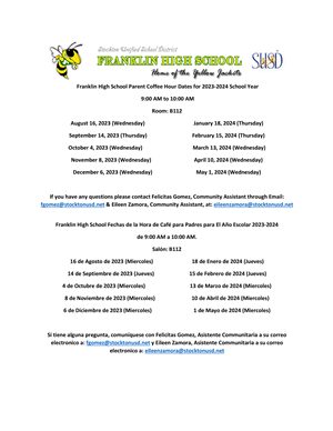Parent Coffee Hour 2023-24 revised